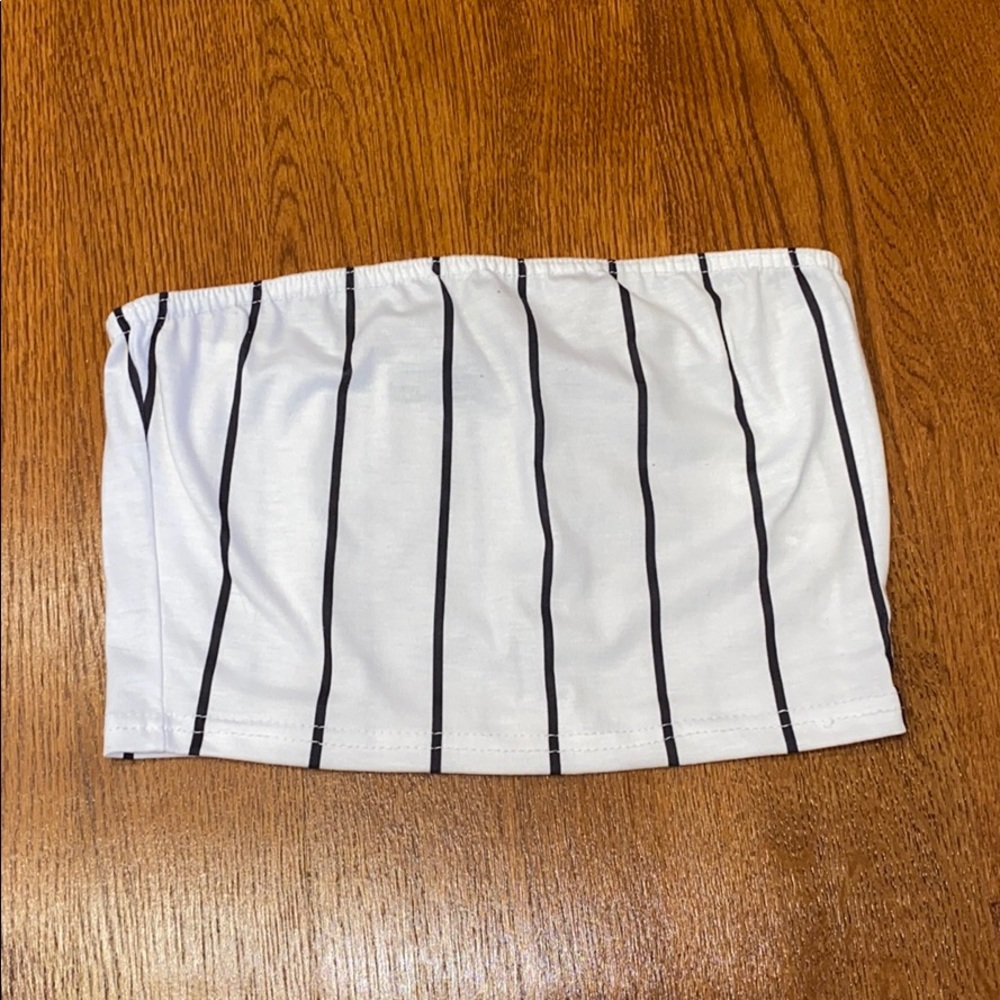Striped bandeau